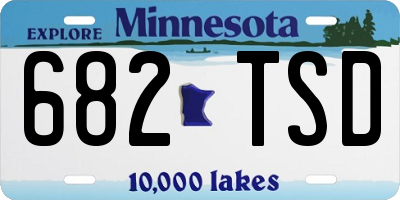MN license plate 682TSD