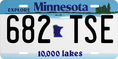 MN license plate 682TSE