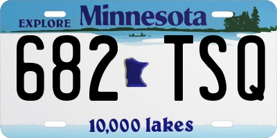 MN license plate 682TSQ