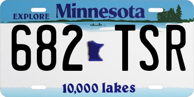 MN license plate 682TSR