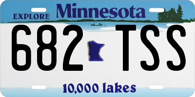 MN license plate 682TSS