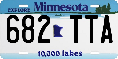 MN license plate 682TTA