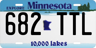 MN license plate 682TTL