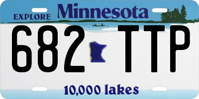 MN license plate 682TTP
