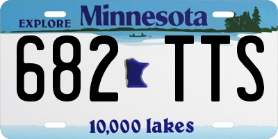 MN license plate 682TTS