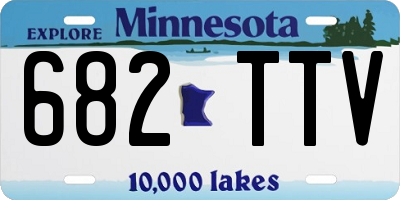 MN license plate 682TTV