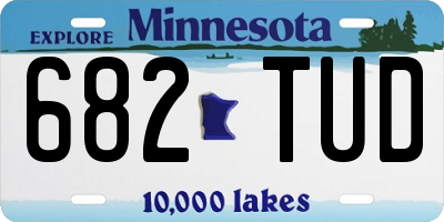 MN license plate 682TUD