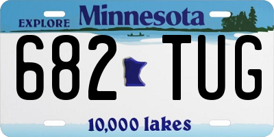 MN license plate 682TUG