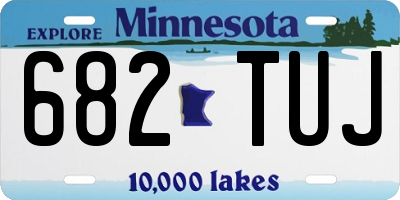 MN license plate 682TUJ