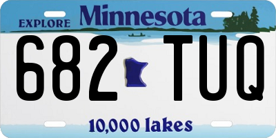 MN license plate 682TUQ