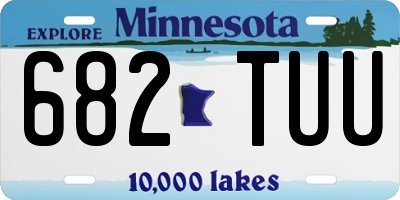 MN license plate 682TUU