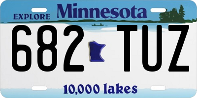 MN license plate 682TUZ