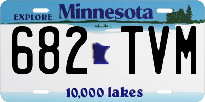 MN license plate 682TVM