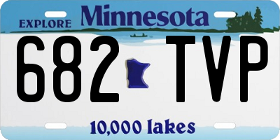 MN license plate 682TVP