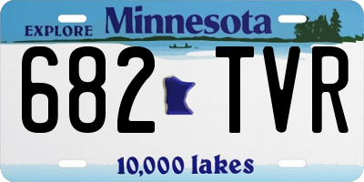 MN license plate 682TVR