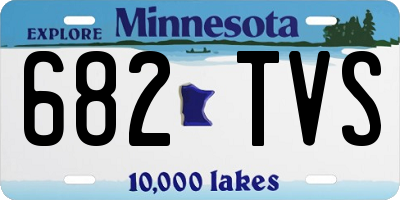 MN license plate 682TVS