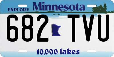 MN license plate 682TVU