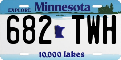 MN license plate 682TWH