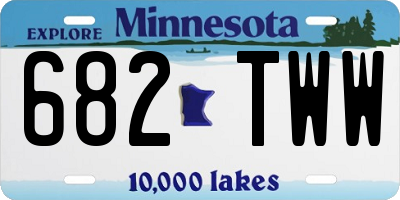 MN license plate 682TWW