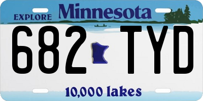 MN license plate 682TYD