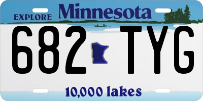 MN license plate 682TYG