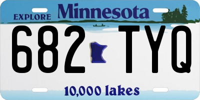 MN license plate 682TYQ