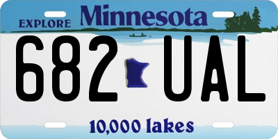 MN license plate 682UAL