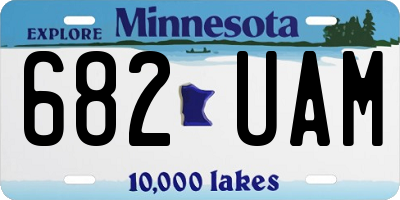 MN license plate 682UAM