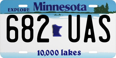 MN license plate 682UAS