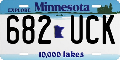 MN license plate 682UCK