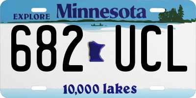 MN license plate 682UCL