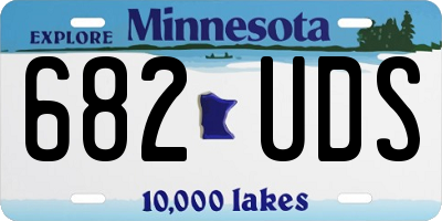 MN license plate 682UDS