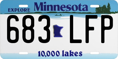 MN license plate 683LFP