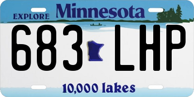MN license plate 683LHP