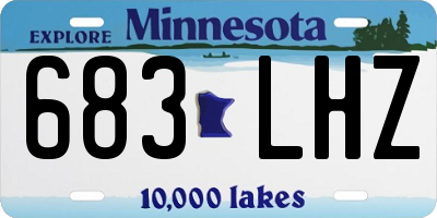 MN license plate 683LHZ