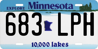 MN license plate 683LPH
