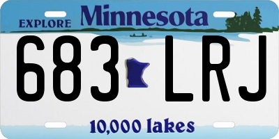 MN license plate 683LRJ
