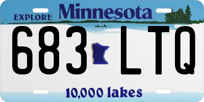 MN license plate 683LTQ