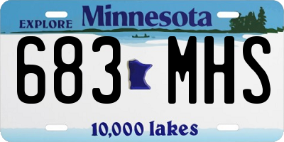 MN license plate 683MHS