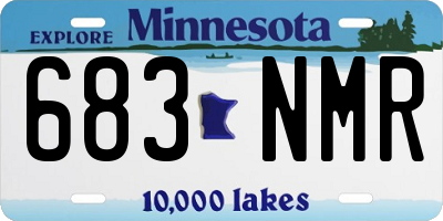 MN license plate 683NMR