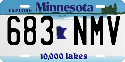 MN license plate 683NMV