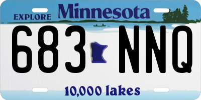 MN license plate 683NNQ