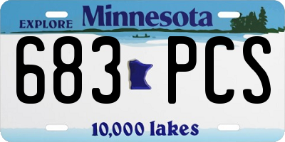 MN license plate 683PCS