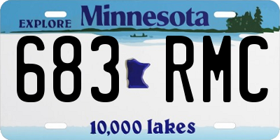 MN license plate 683RMC