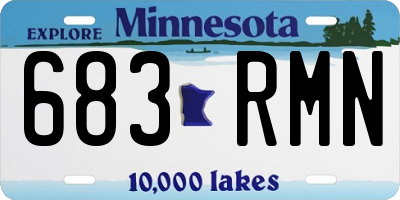 MN license plate 683RMN