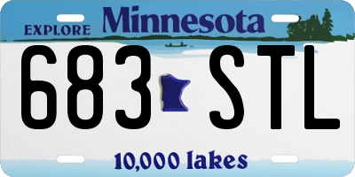 MN license plate 683STL