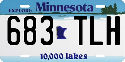 MN license plate 683TLH