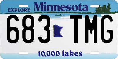 MN license plate 683TMG