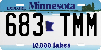 MN license plate 683TMM