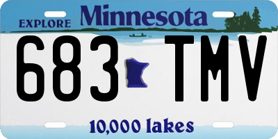 MN license plate 683TMV